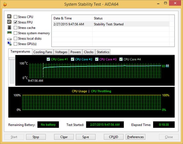 Работа под нагрузкой Foxconn Ultra Nano PC