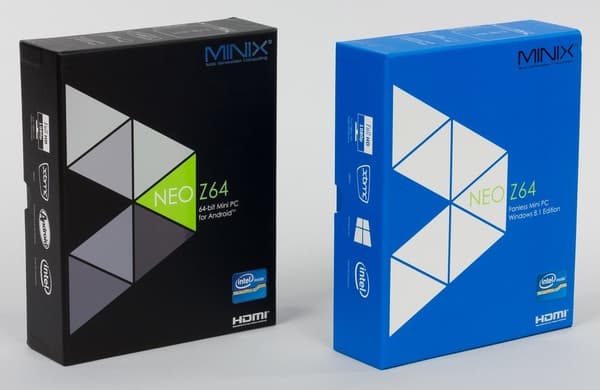 Упаковка Minix Neo Z64A Z64W