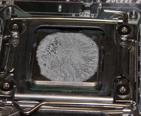 NZXT Kraken X41, распределение термопасты