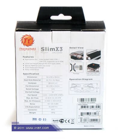 Кулер Thermaltake SlimX3