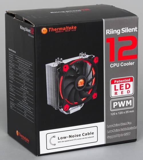 Thermaltake Riing Silent 12, коробка