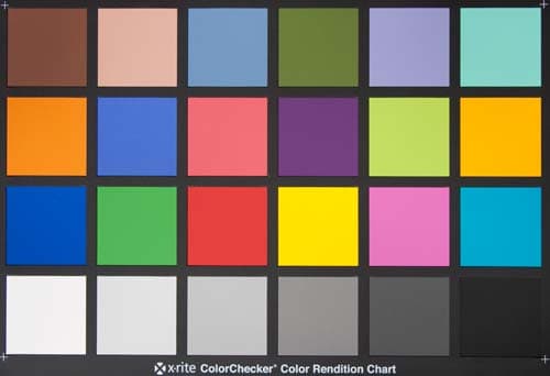 Мишень X-Rite ColorChecker (24 поля)
