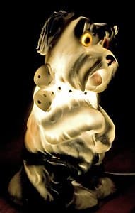 ночник, сделанный из фарфора