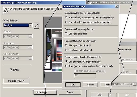 Canon RAW Image Converter
