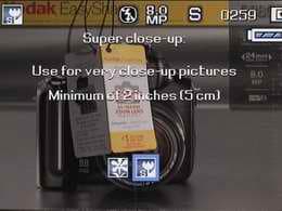 Kodak EasyShare P880, меню