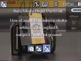 Kodak EasyShare P880, меню