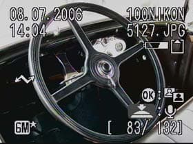 Nikon COOLPIX S4, Меню