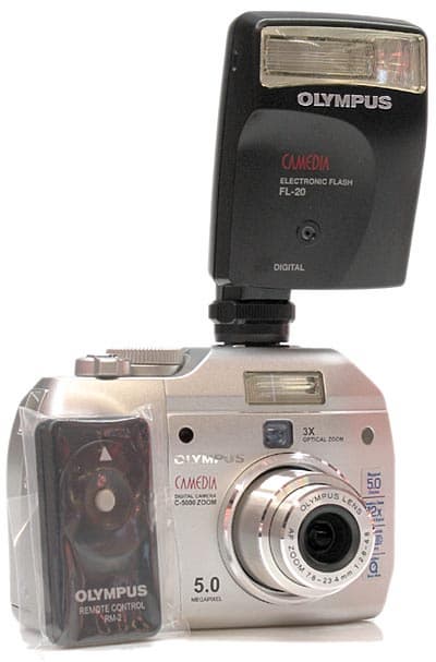 Olympus Camedia C-5000 Zoom, Flash FL-20