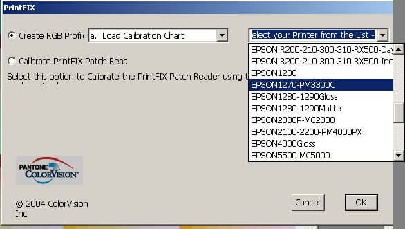 Pantone ColorVision PrintFIX 