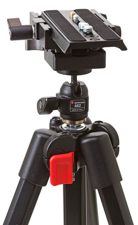 Manfrotto digi 714SHB и штативная головка Manfrotto 482