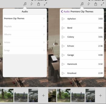 Видеоредактор Adobe Premiere Clip