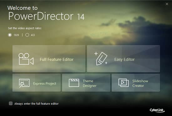 Видеоредактор CyberLink PowerDirector 14