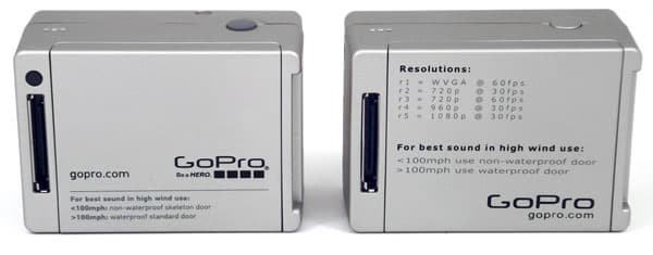 видеокамеры для экстремальных съёмок GoPro HD Hero и GoPro HD Hero 2