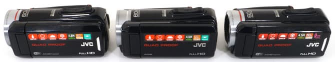 Защищенные видеокамеры JVC GZ-R10, GZ-R15 и GZ-RX115