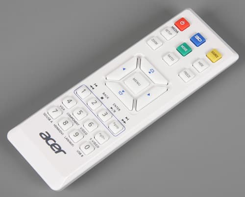 DLP-проектор Acer V7500, пульт ДУ