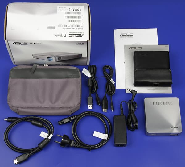 DLP-проектор Asus S1, комплект поставки