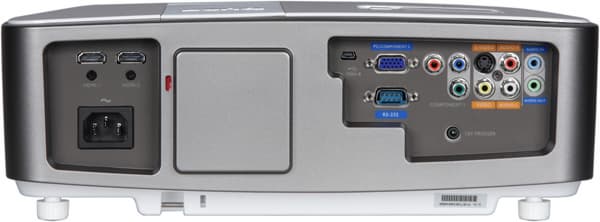 Проектор BenQ W1500, задняя поверхность