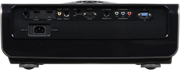 Проектор BenQ W7000, задняя поверхность