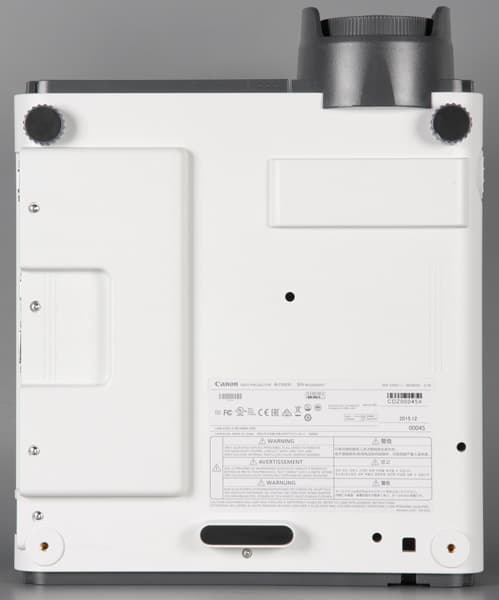 Проектор Canon Xeed WUX450ST, вид снизу