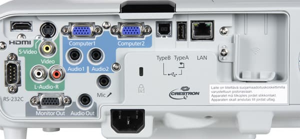 Проектор Epson EB-435W, интерфейсы