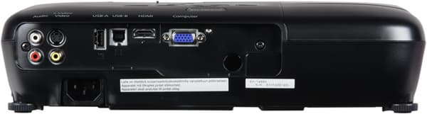 Проектор Epson EH-TW550, задняя поверхность