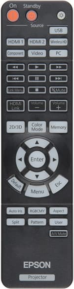 Проектор Epson EH-TW5900, пульт ДУ