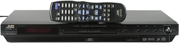 Player & remote control, front view