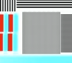 b&w resolution pattern, panasonic s75