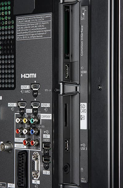 ЖК-телевизор Panasonic Viera TX-LR37DT30, разъемы