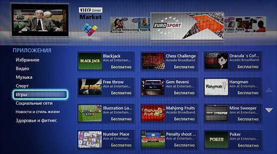 ЖК-телевизор Panasonic Viera TX-LR37DT30, Viera Connect Market