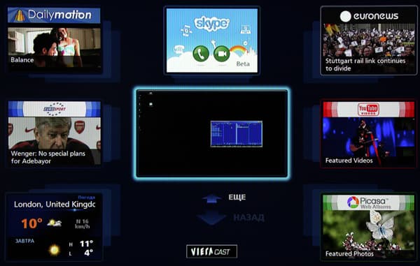 Viera Cast — Panasonic Viera TX-LR42D25