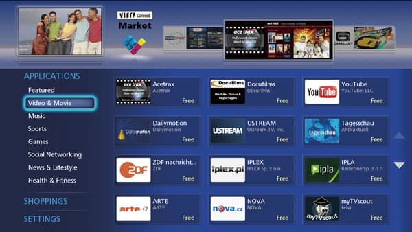 Магазин VIERA Connect