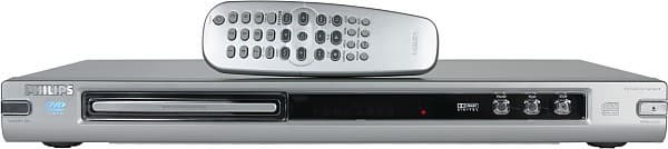 Player & remote control, front view