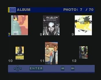JPG navigation, album