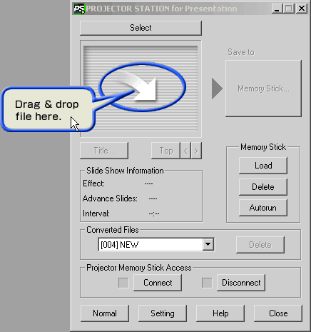 PROJECTOR STATION for Presentation
