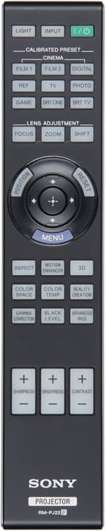 Проектор Sony VPL-VW1000ES, пульт ДУ