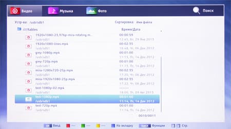ЖК-телевизор Toshiba 47L7453RB, Меню