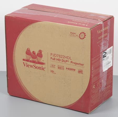 DLP-проектор ViewSonic PJD7822HDL, коробка