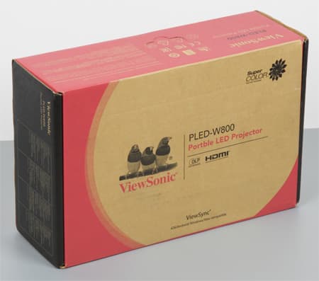 DLP-проектор ViewSonic PLED-W800, коробка DLP-проектор ViewSonic PLED-W800, коробка
