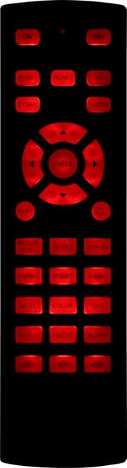 DLP-проектор Vivitek H1185HD, пульт ДУ с подсветкой