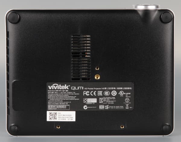 DLP-проектор Vivitek Qumi Q7, вид снизу