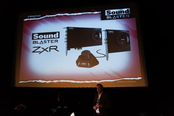 Презентация новых продуктов Creative Sound Blaster