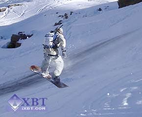 Прыжки сноубордистов 