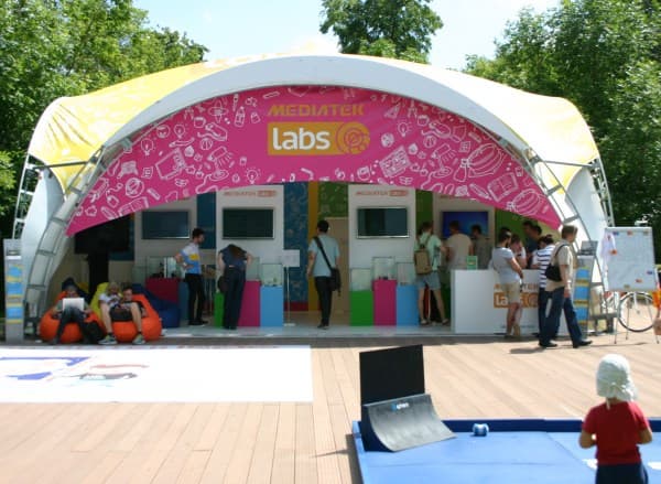 Стенд MediaTek Labs на фестивале Geek Picnic 2015