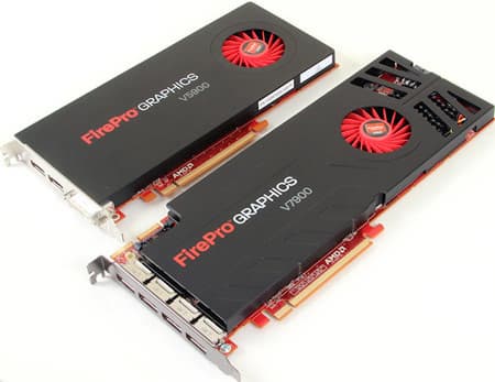 профессиональные графические карты AMD FirePro V5900 и AMD FirePro V7900 