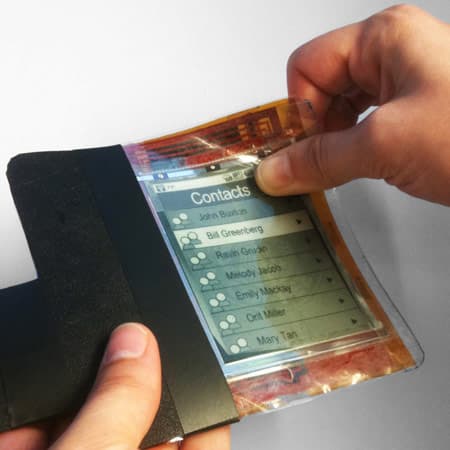 гибкий смартфон PaperPhone
