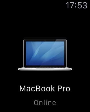 Скриншот Parallels Access на Apple Watch