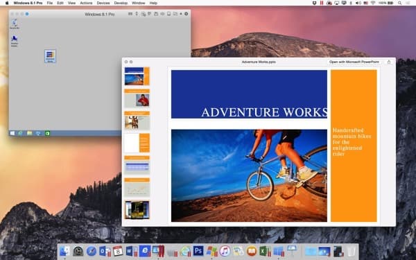 Скриншот Parallels Desktop 11