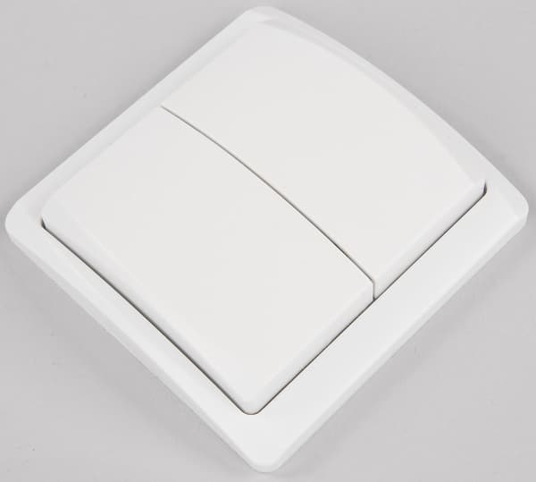 Настенный двухклавишный выключатель BeNext Настенный двухклавишный выключатель BeNext