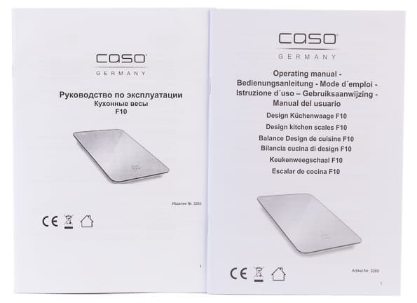 кухонные весы Caso F10